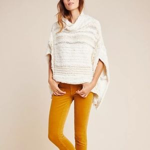 Anthropologie Marilyn Textured Poncho